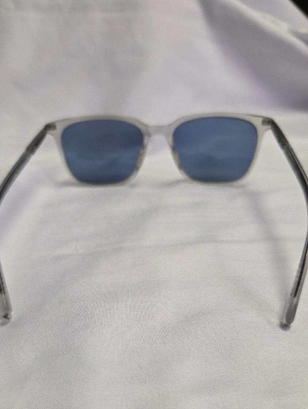 Nautica Grey Frame Sunglasses with Blue Lenses
